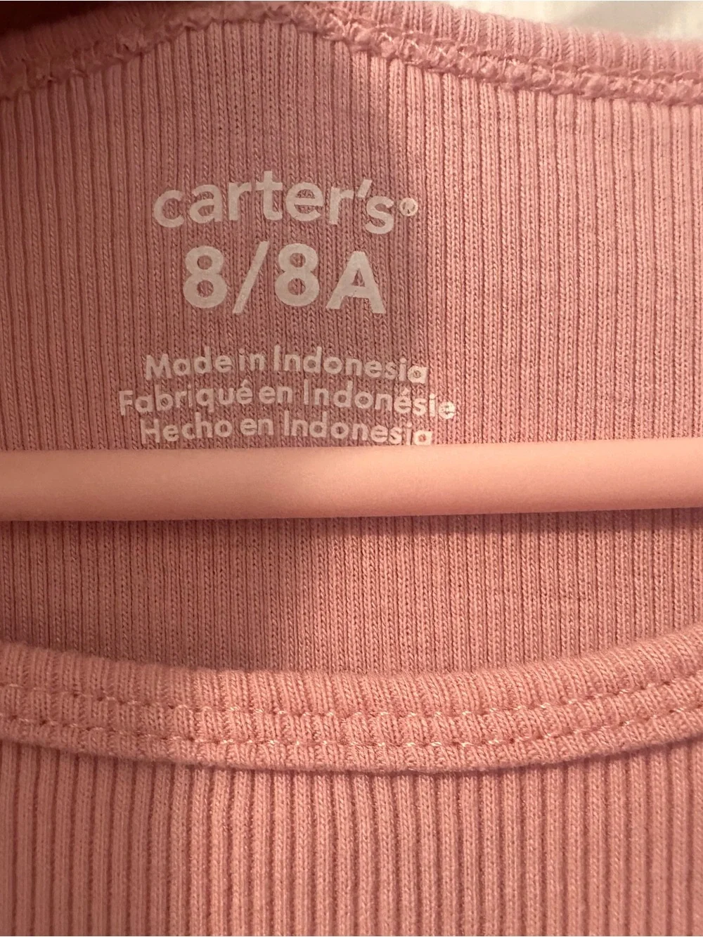 Carter's Pink and Navy Knit Tee Dresses with Tulle Skirt